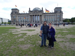 Outside the Reichstag